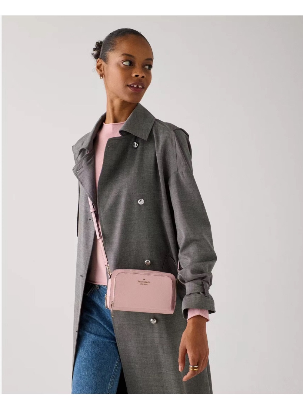 NWT Kate Spade Staci Mini Crossbody Bag in Tutu Pink - Picture 5 of 5